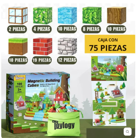 Bloques Magnéticos Minecraft - Edición Limitada 2025